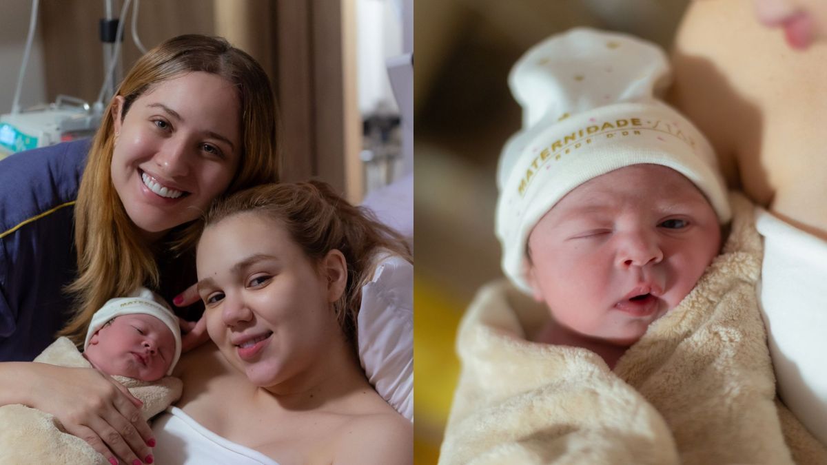 Esposa de Mari Fernandez sobre parto da filha: “Achei que ia de arrasta”