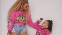 Mãe da 3ª filha de Neymar veste menina de Beyoncé para festa de Mavie