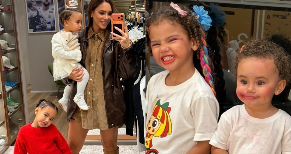 Bruna Biancardi publica foto de filhas vestidas para o Halloween