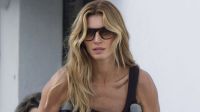 Após rumores de retorno ao VSFS, Gisele Bündchen é vista andando de muletas
