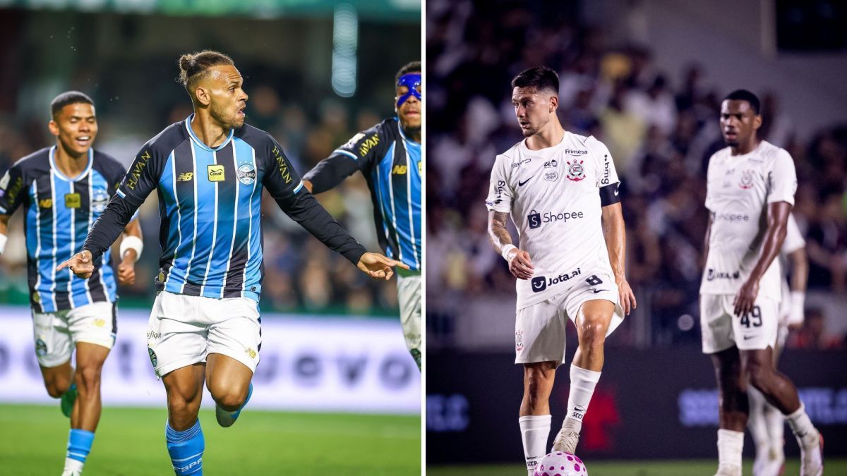 Veja a agenda de jogos de Corinthians e Grêmio até o fim do Brasileirão