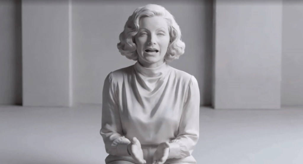 A atriz Greta Garbo foi recriada com IA
