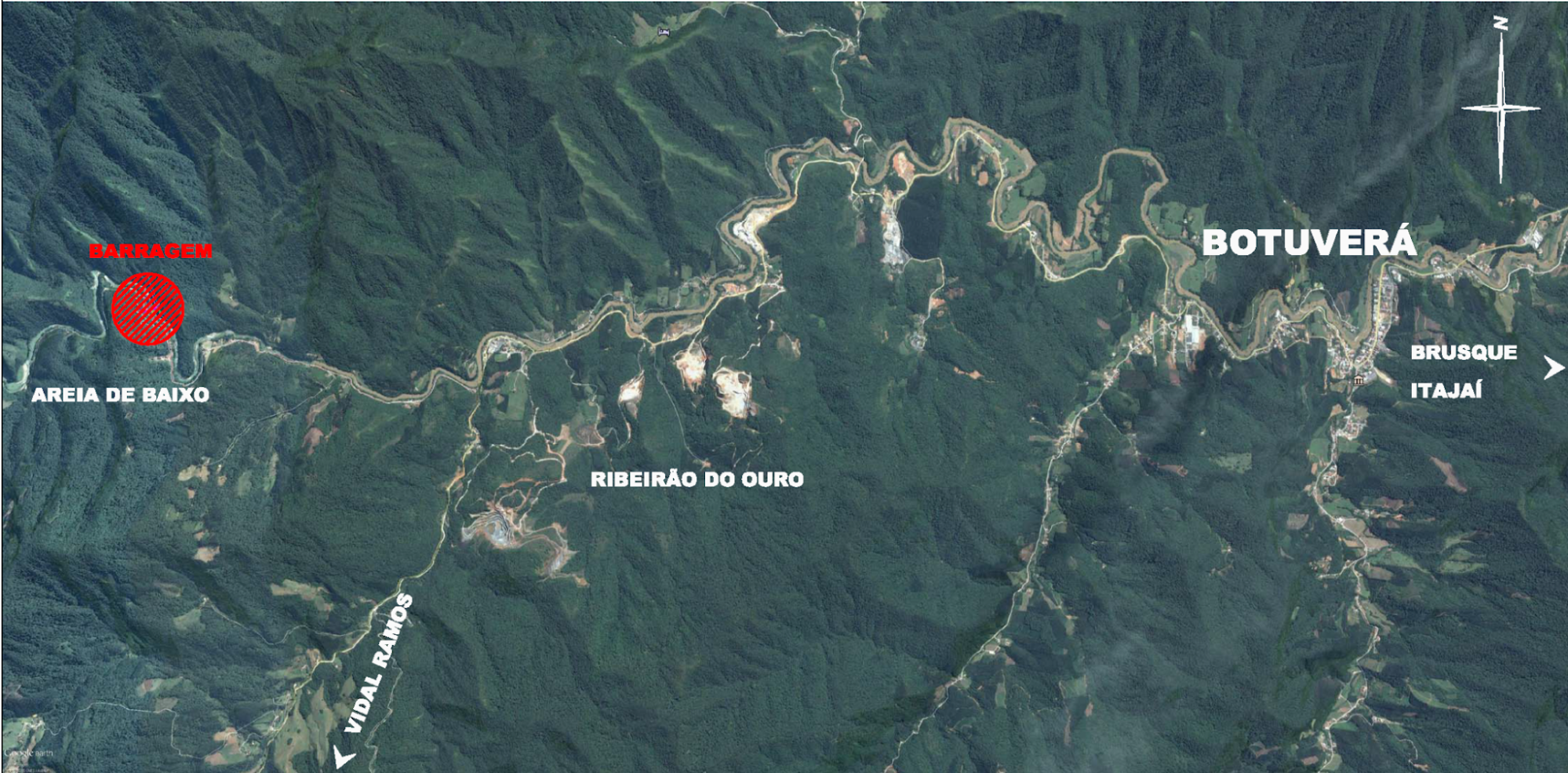 O Governo de Santa Catarina anunciou, nesta quarta-feira (7), o início do projeto para a construção da primeira barragem destinada a contenção de cheias no estado, com o objetivo de evitar maiores desastres • Defesa Civil de Santa Catarina
