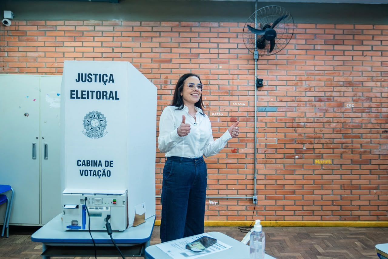 Juliana Brizola (PDT) • Reprodução