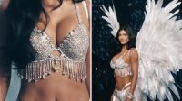Kylie Jenner desfila no VSFS com sutiã Fantasy Bra de R$ 250 milhões