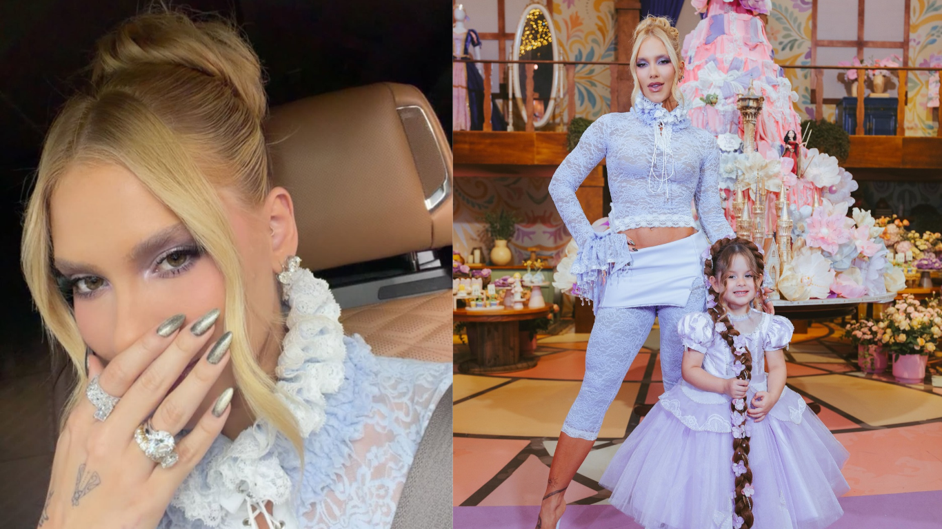 Virginia usa look inusitado em festa da filha e gera reações: "Pavoroso"