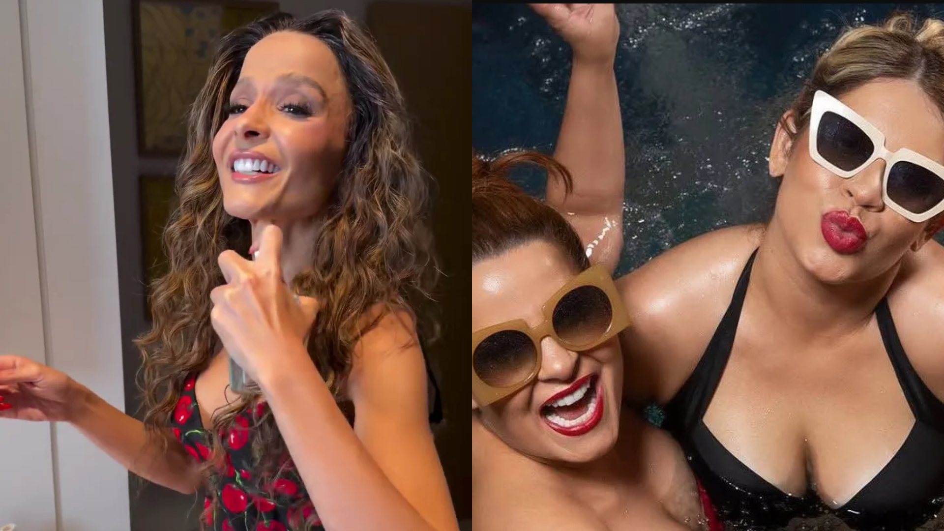 Cantora se emocionou ao sentir cheiro do perfume da amiga