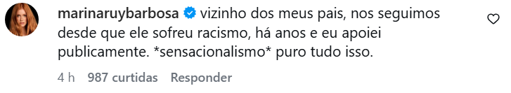 Marina Ruy Barbosa responde sobre rumores de relação com Vini Jr. • Instagram/ Thiago Brava