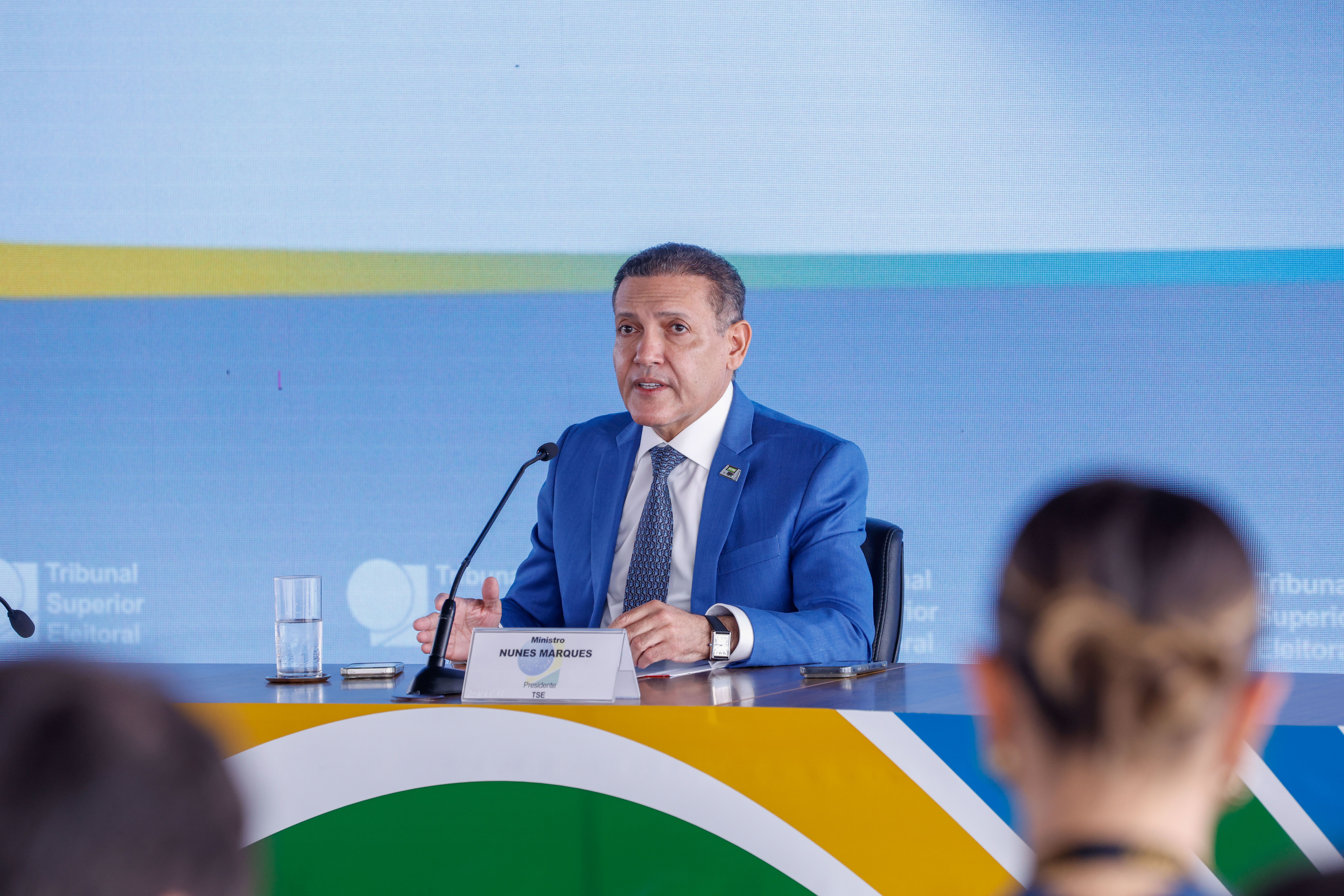 O presidente do TSE, ministro Kassio Nunes Marques