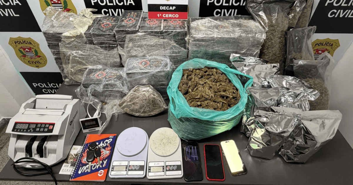 Polícia Civil apreende de 120kg de drogas na Zona Norte de São Paulo