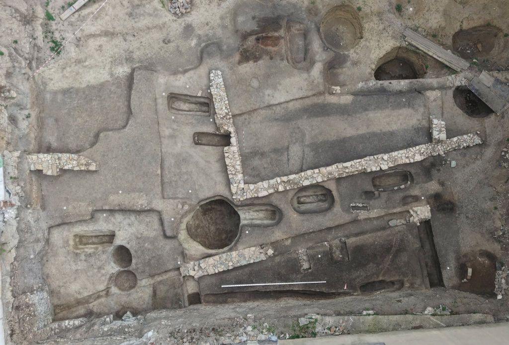 Necrópole encontrada durante escavação na Bulgária
