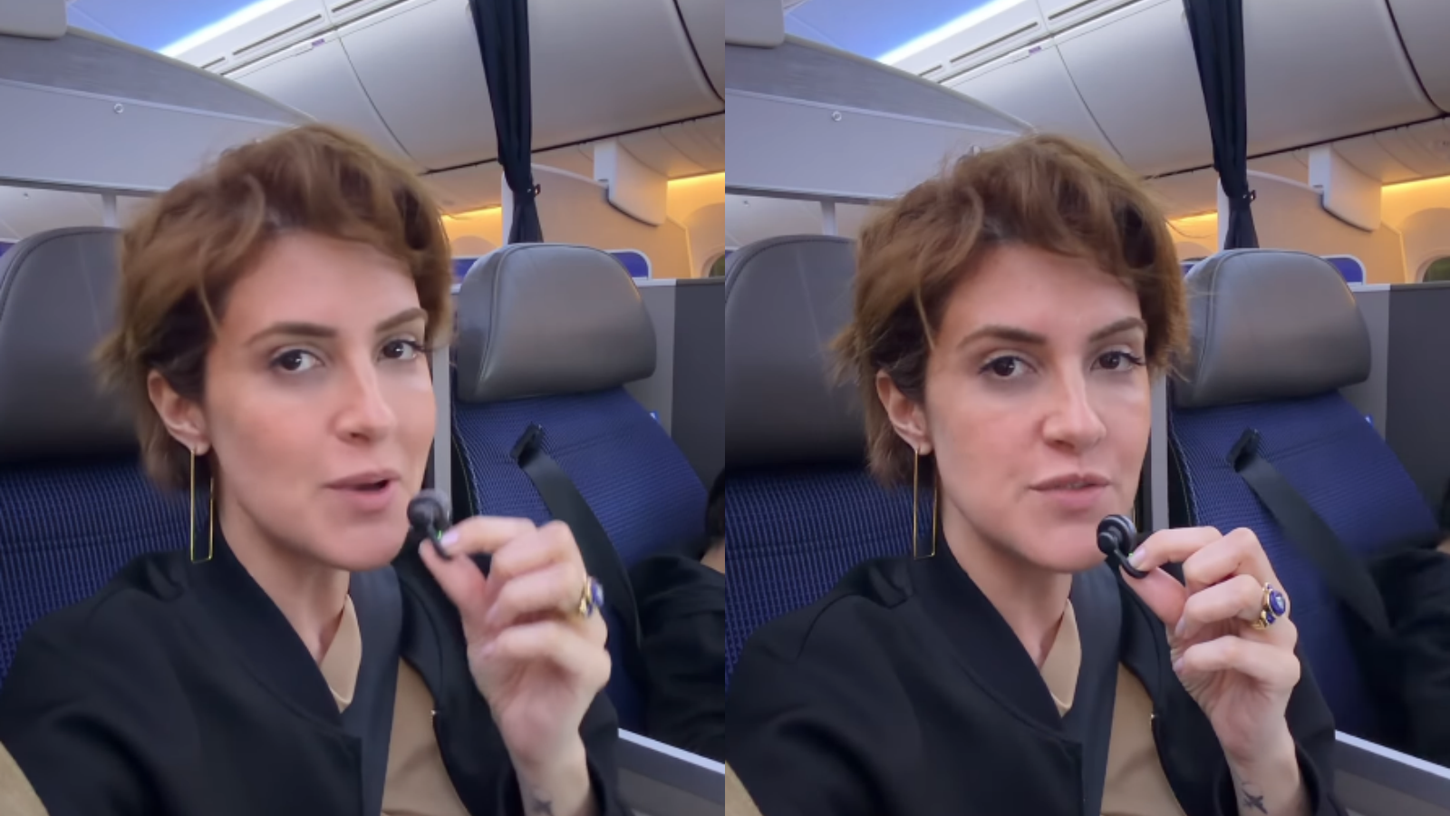 Mila Seidl, viúva do influenciador Lito Sousa, replica vídeo em formato usado pelo marido