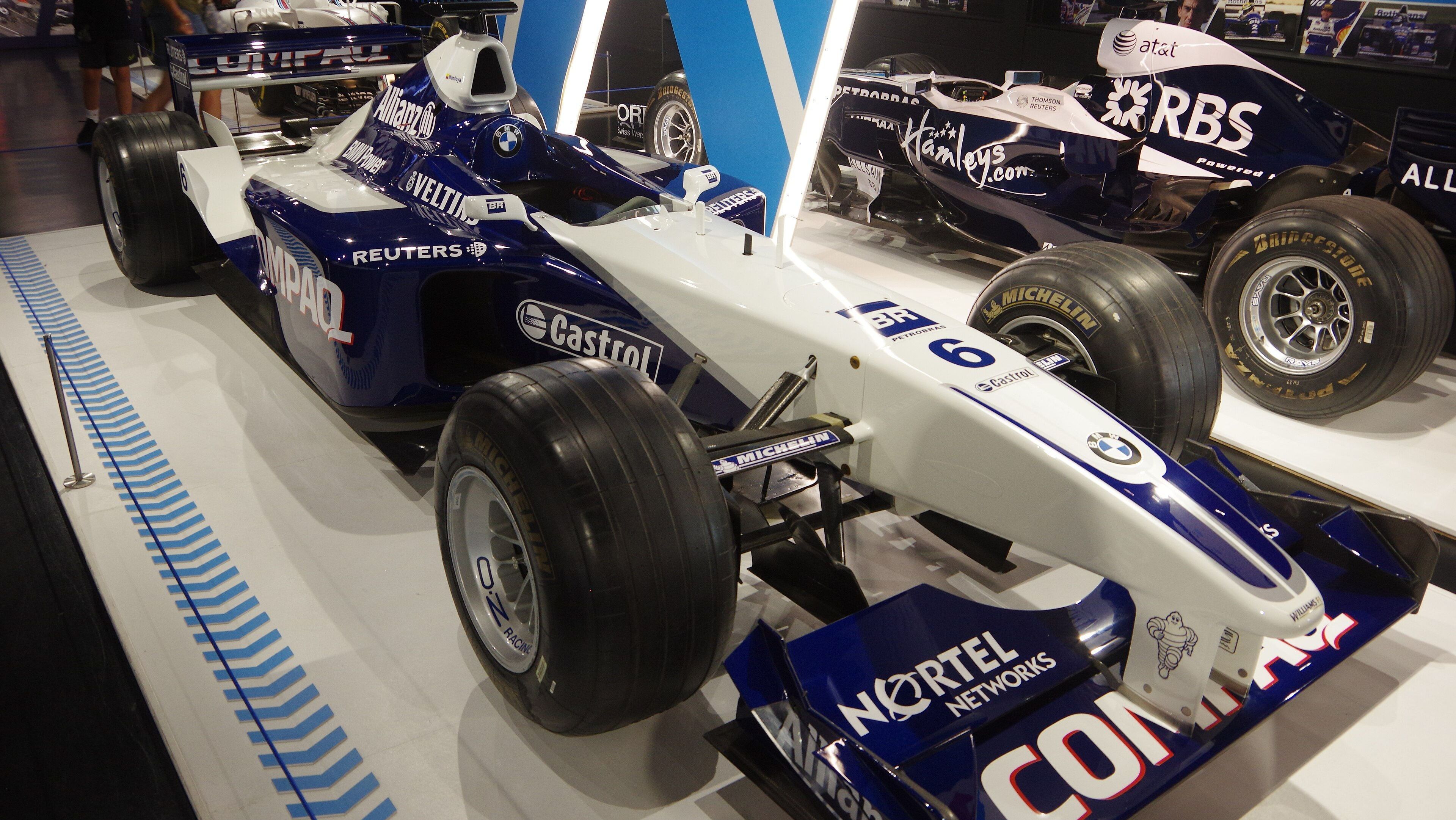 Carro FW23 da William, dirigido na Fórmula 1 por Ralf Schumacher e Juan Pablo Montoya