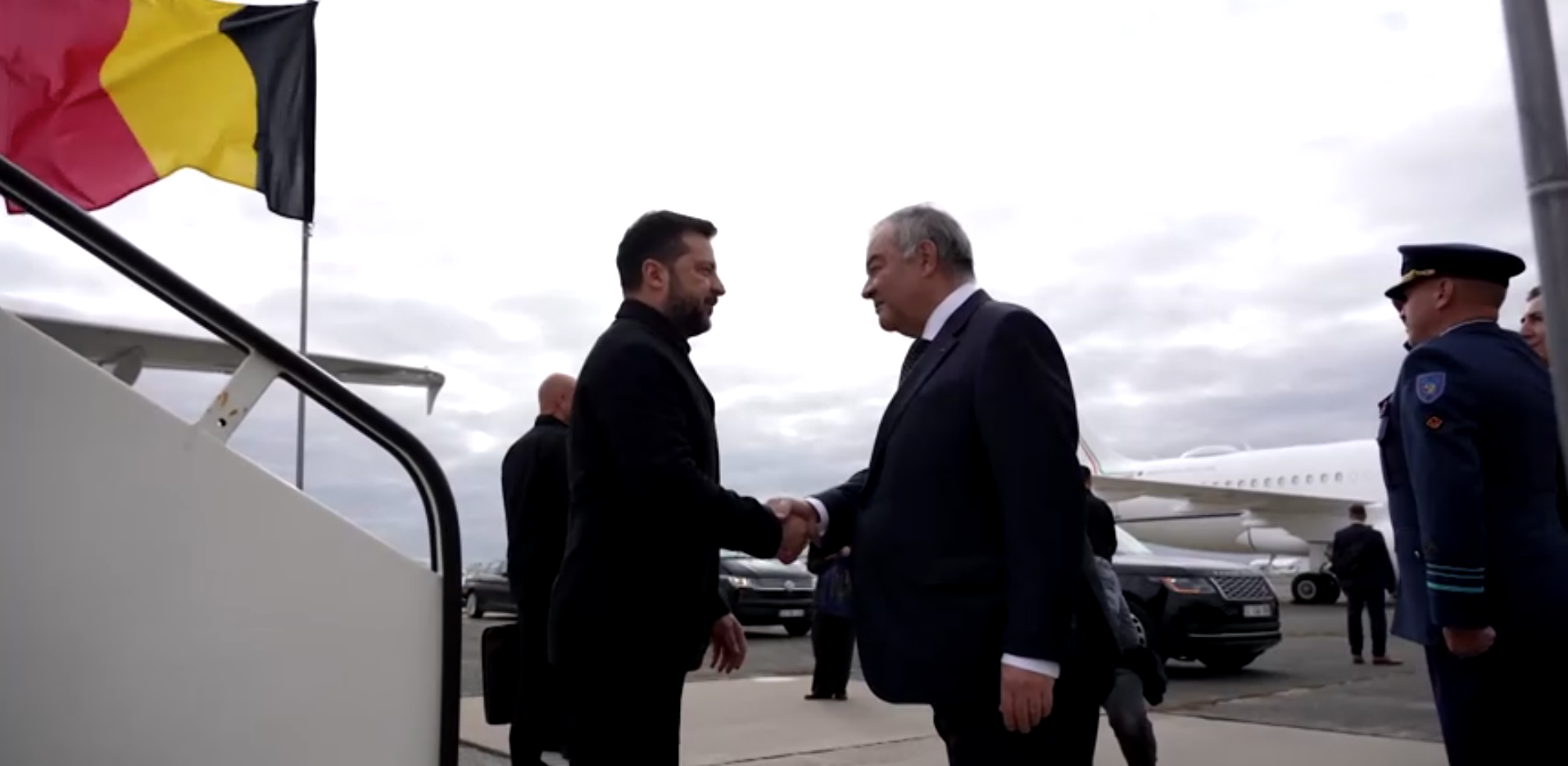 Zelensky chega à Bélgica; deve participar de cúpula da UE