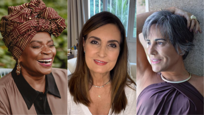 Zezé Motta, Fátima Bernardes e Gloria Pires