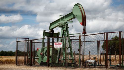 Exploração de petróleo em Triguères, França