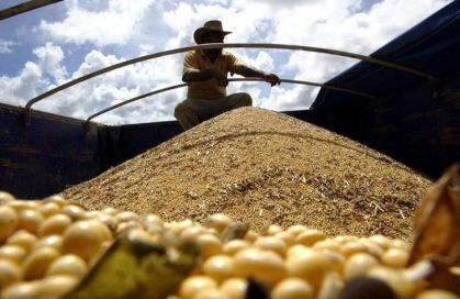 Carregamento de soja no Mato Grosso