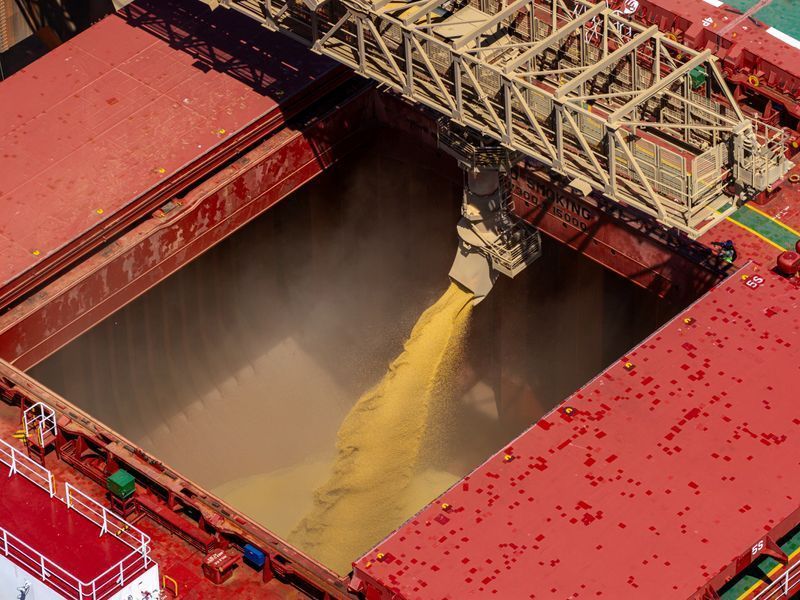 Importações de soja pela China aumentam em abril e seguem acima de 2025