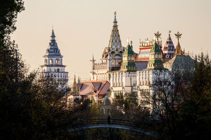 Vista do Kremlin de Izmailovo, em Moscou