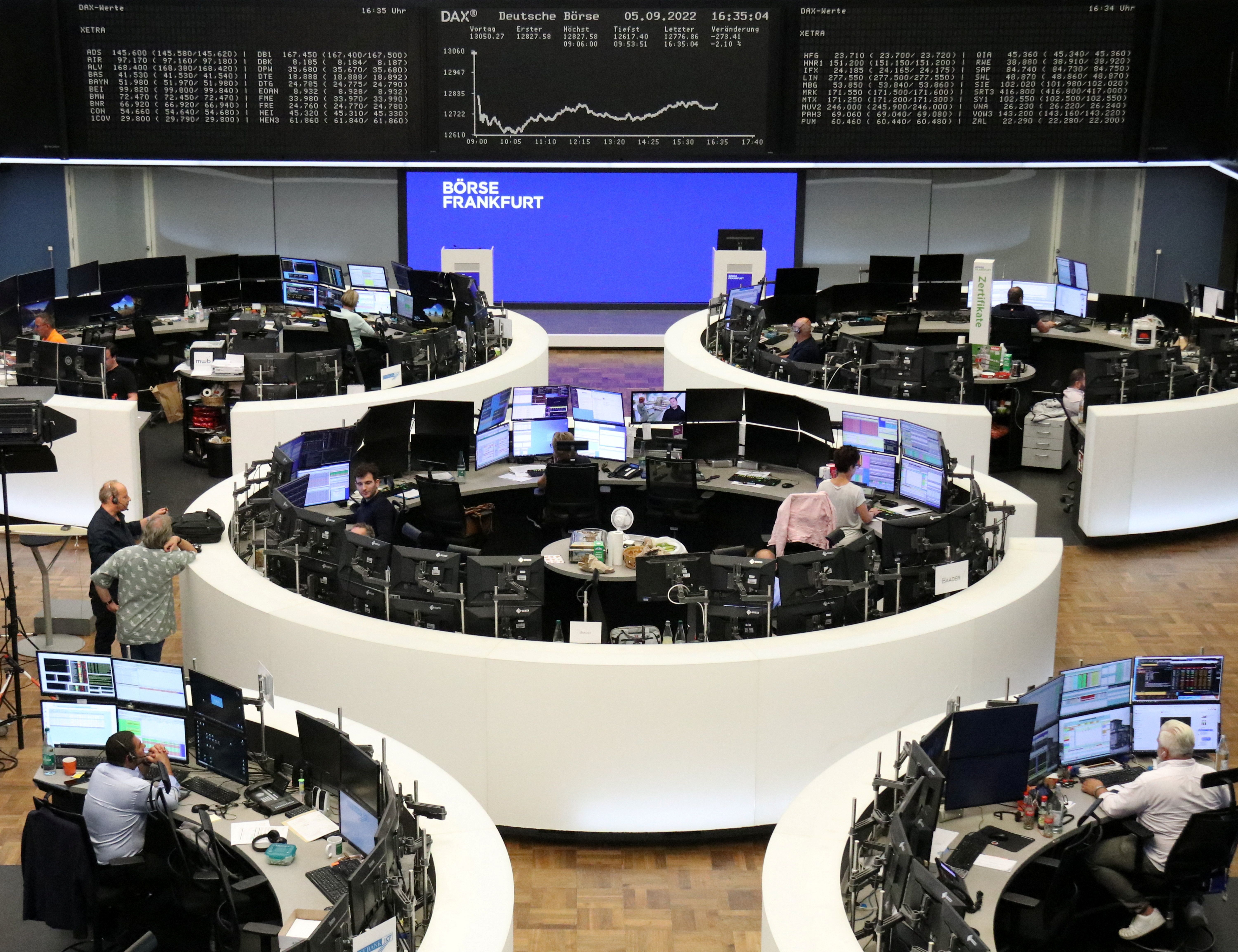 Salão da Bolsa de Valores de Frankfurt