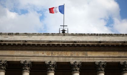 Fachada da antiga Bolsa de Valores de Paris