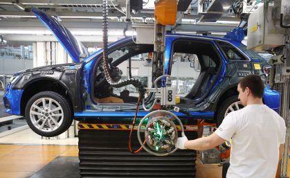 Fábrica da Audi em Ingolstadt, Alemanha