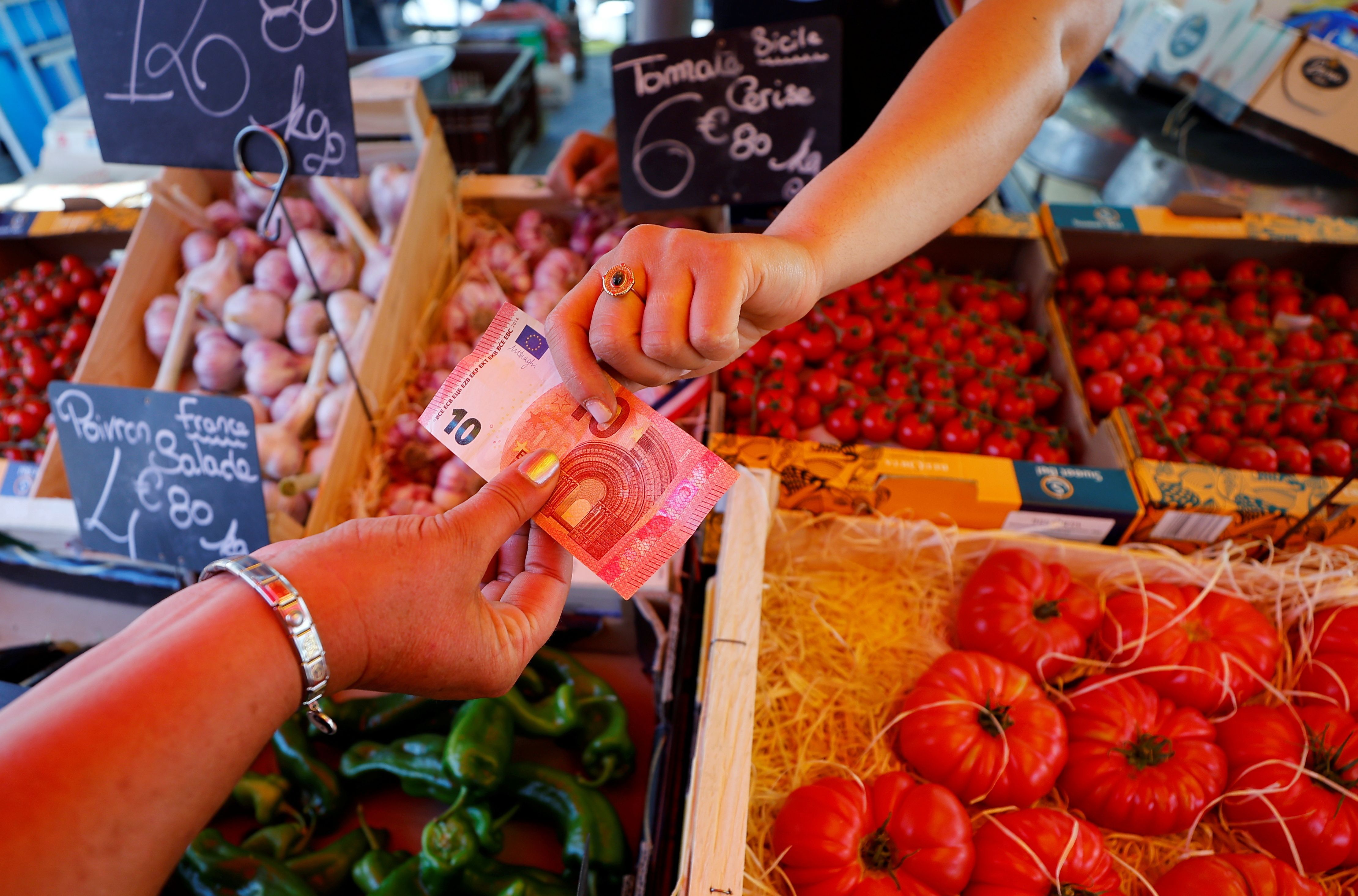 Mercado em Nice, França