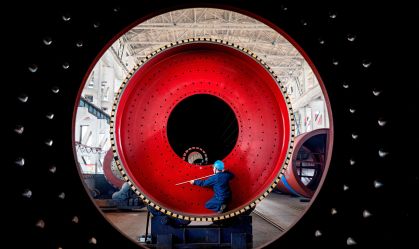 Produção industrial da China sobe 5,7% em junho