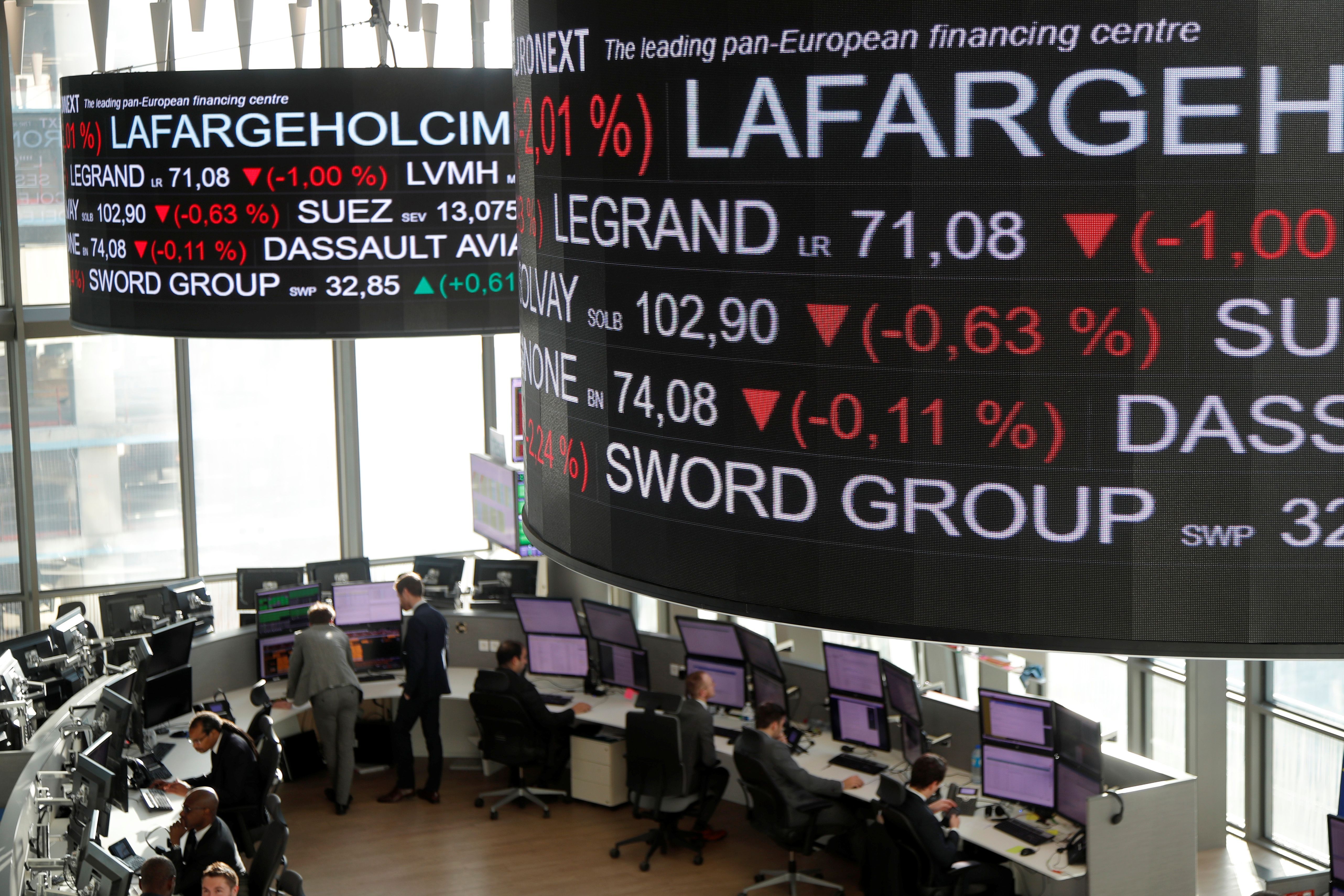 Sede da Euronext em Paris, França