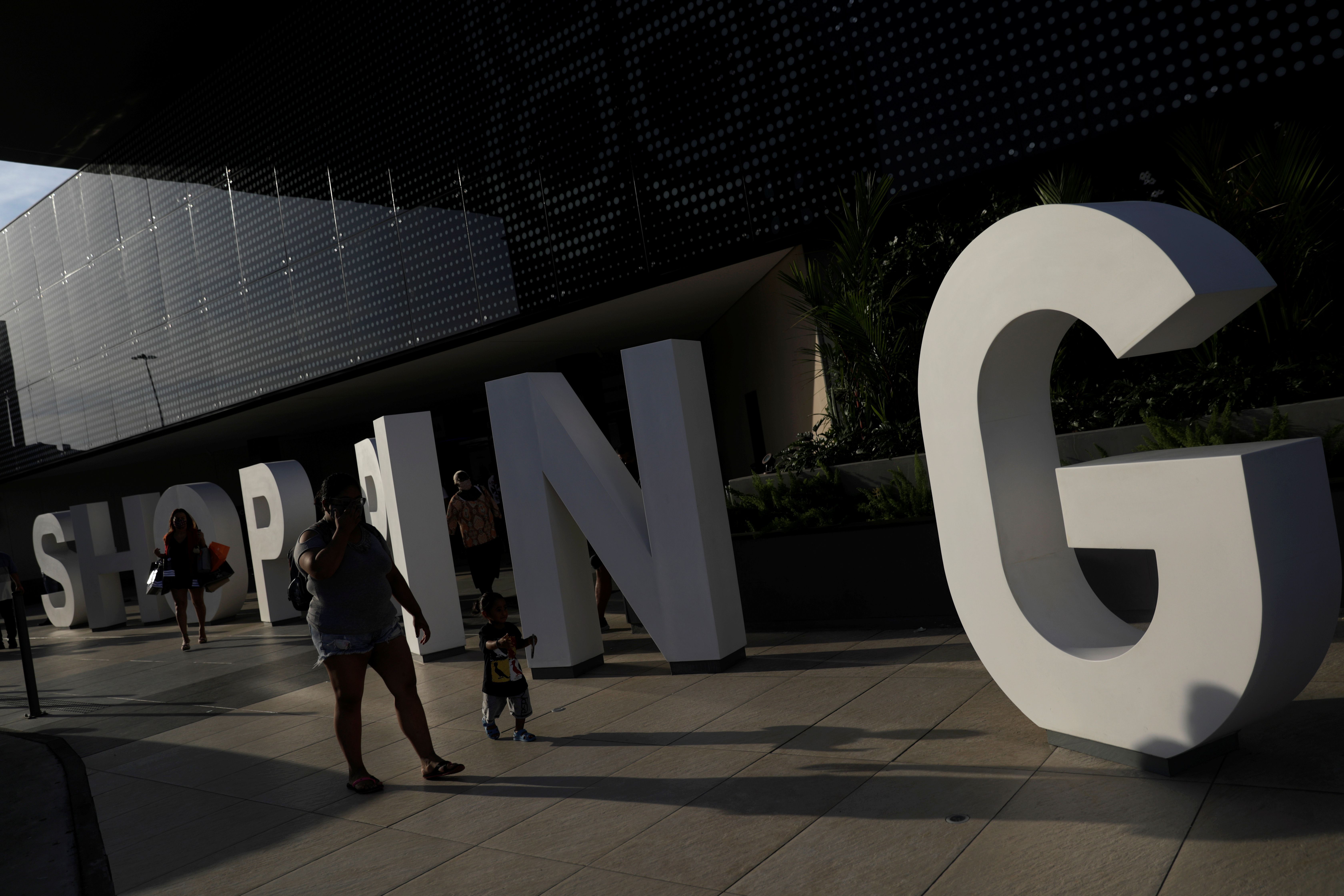Entrada do Barra Shopping, no Rio de Janeiro