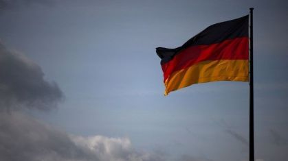 Bandeira da Alemanha em Berlim