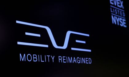 Eve, da Embraer, diz estar "muito satisfeita" com desenvolvimento de aeronave elétrica eVtol