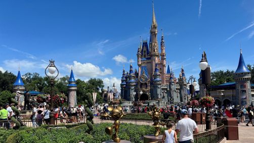 Parque temático Magic Kingdom do Walt Disney World em Orlando