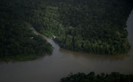 Vista da região da Foz do Amazonas, no Amapá