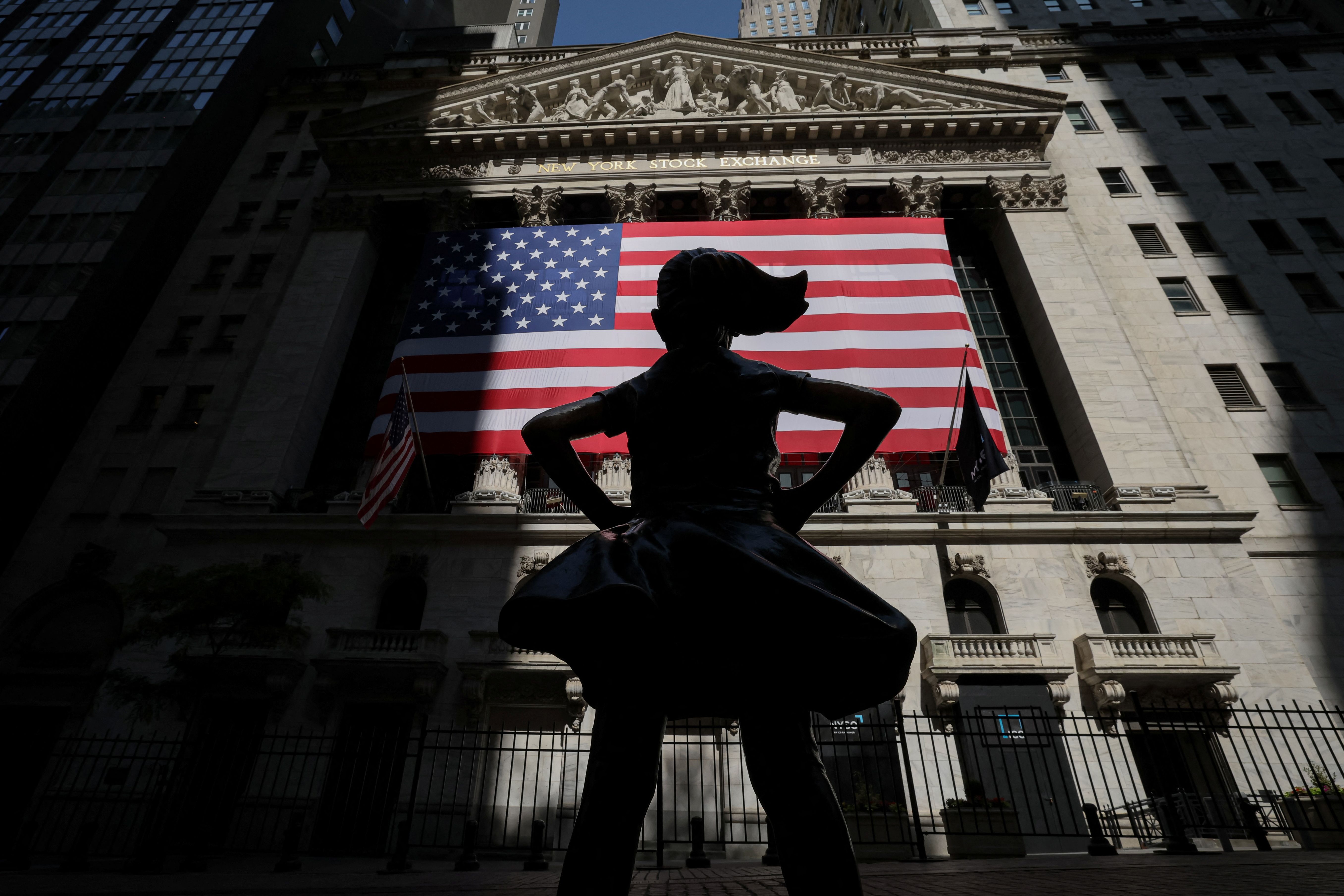 Fachada da Bolsa de Valores de Nova York