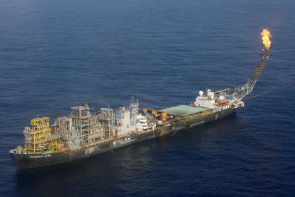 Plataforma da Petrobras em Campos