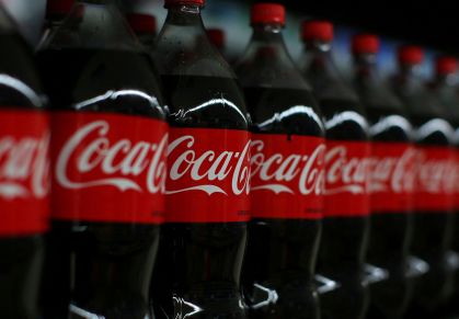Garrafas de coca-cola
