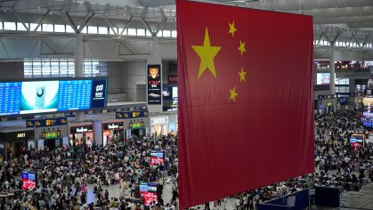 Estação de trem de Hongqiao em Xangai, China
