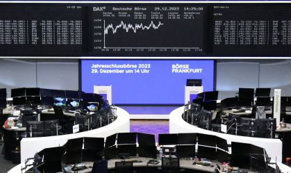 Ações europeias caem por tensões no Oriente Médio e decisão do Fed