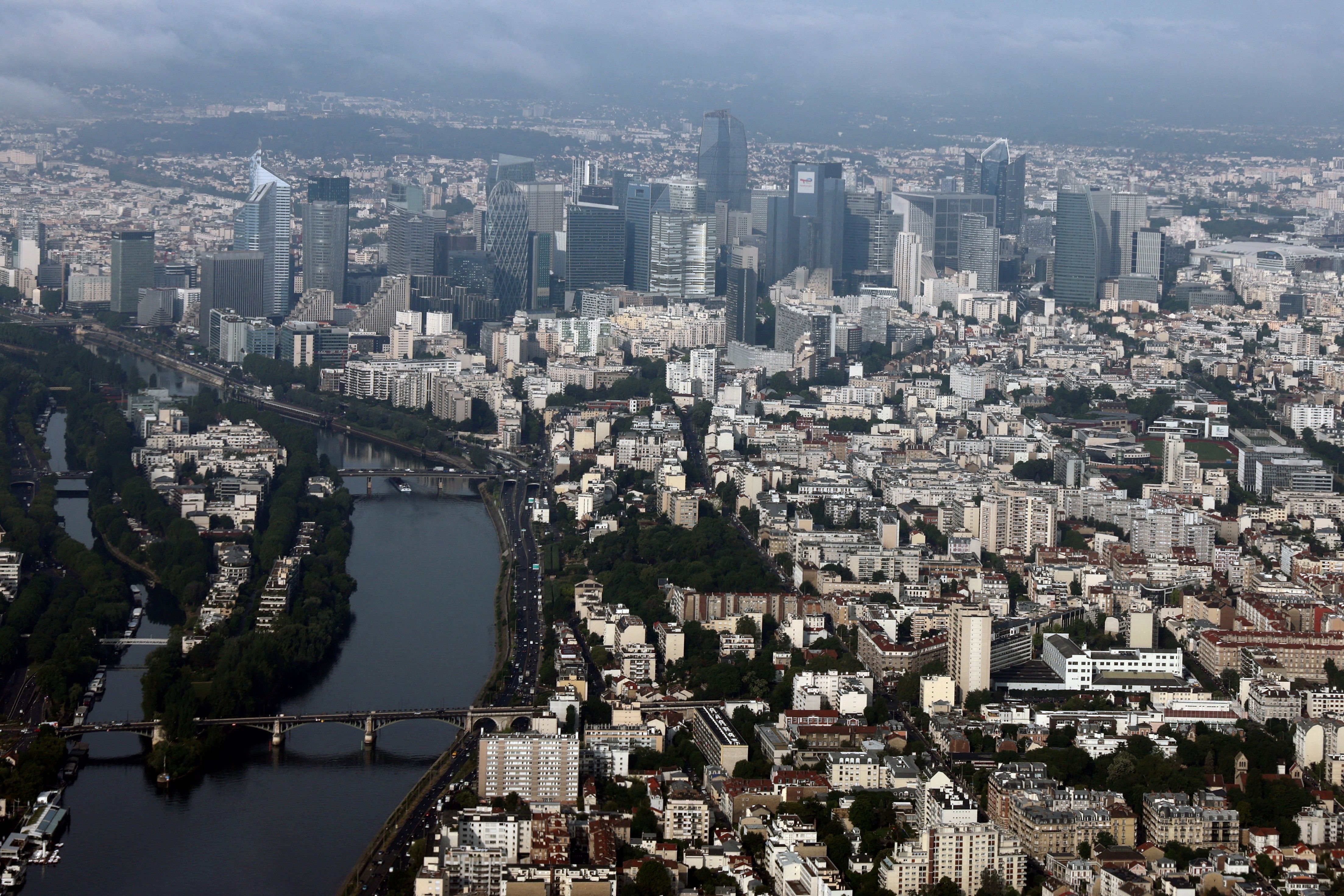 Vista aérea de Paris