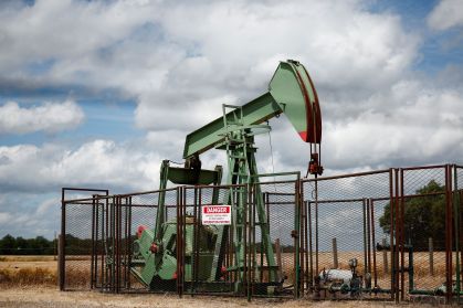 Exploração de petróleo em Triguères, França