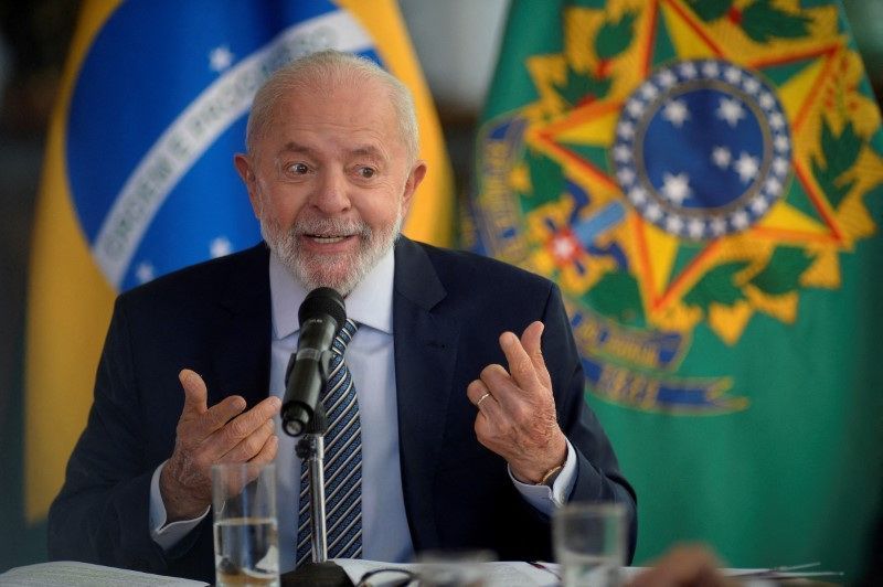 Presidente Luiz Inácio Lula da Silva durante encontro com a