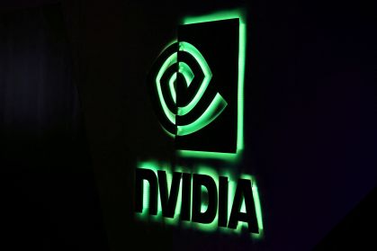 Logo da Nvidia em Los Angeles