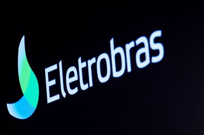 Logo da Eletrobras na Bolsa de Valores de Nova York