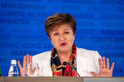 Diretora-gerente do FMI, Kristalina Georgieva