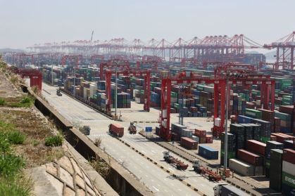 Porto de Yangshan, China