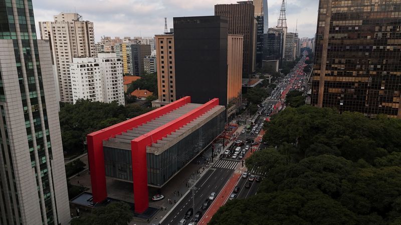 Vista da Avenida Paulista, em São Paulo