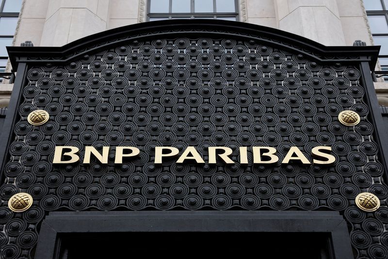 Logo do BNP Paribas em Paris