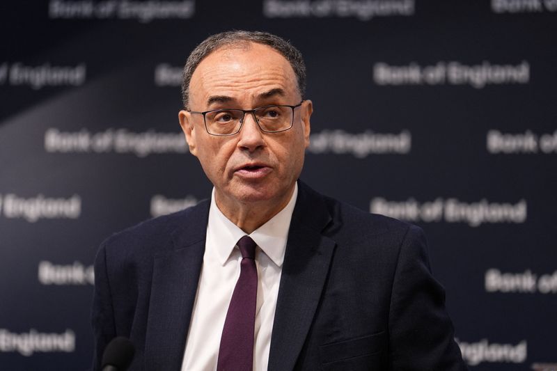 Andrew Bailey, durante a coletiva de imprensa em Londres