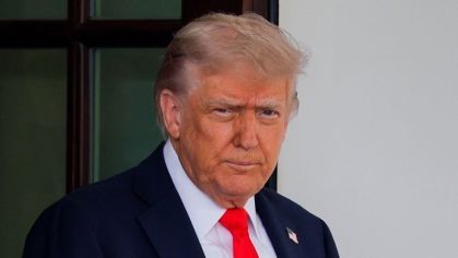 Presidente dos EUA, Donald Trump, na Casa Branca, em Washington